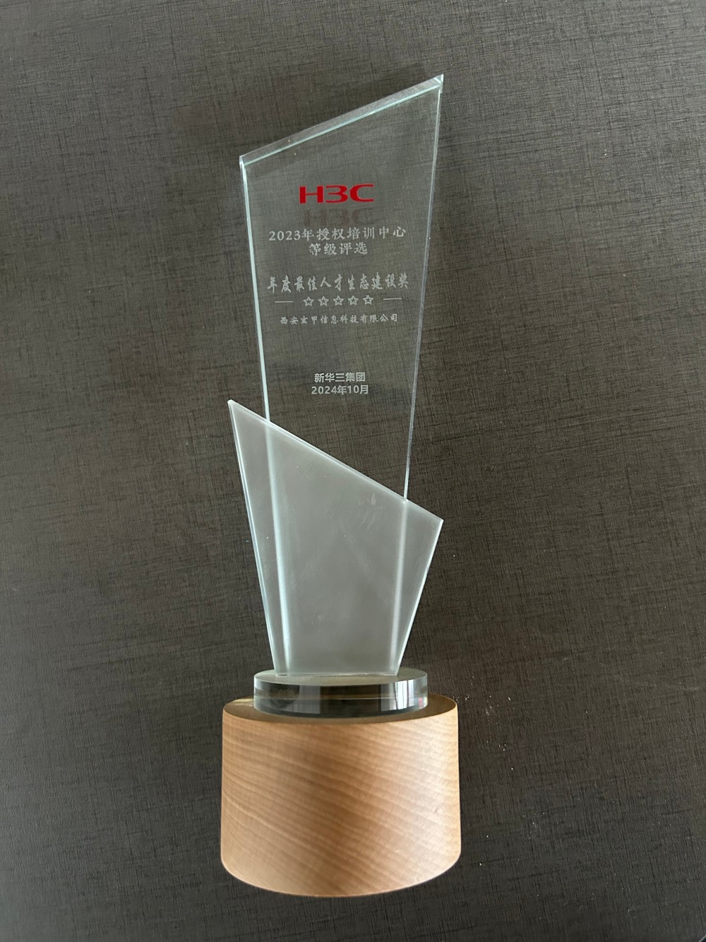 新华三2023年最佳人才生态奖